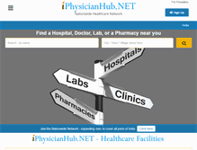 Tablet Screenshot of iphysicianhub.net
